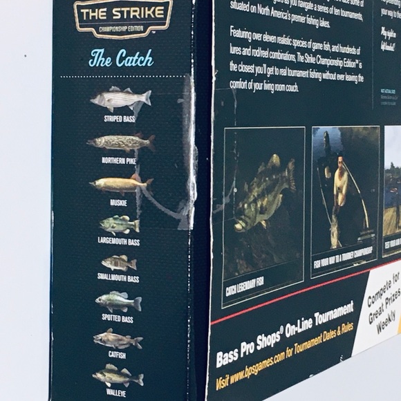 Bass Pro Shops The Strike Championship Edition Nintendo Switch New Rare Open Box - Picture 8 of 12